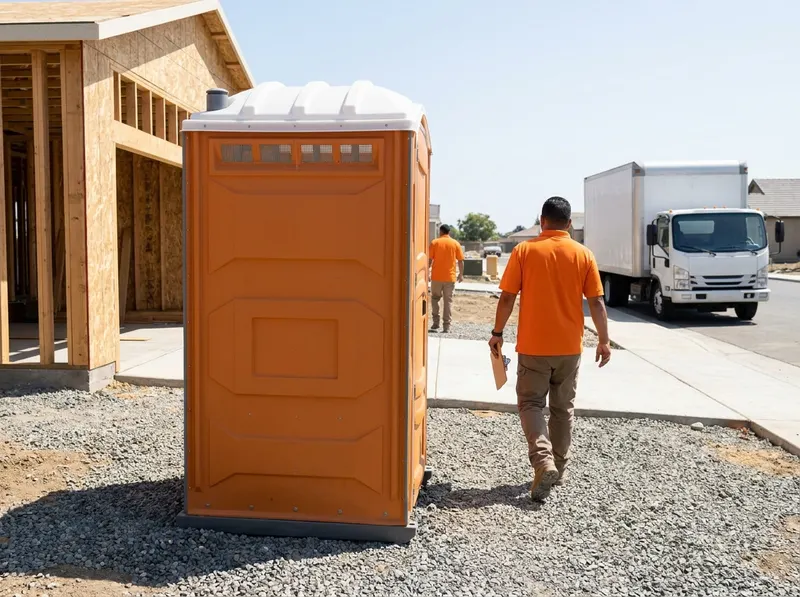 Construction Site Rental With Weekly Servicing in Stockton, CA
